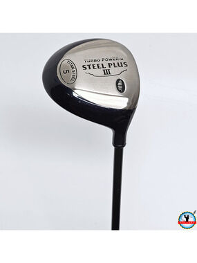Turbo-Power Steel Plus III Fairway 5-Wood Regular-Flex Graphite Shaft RH 42.25in